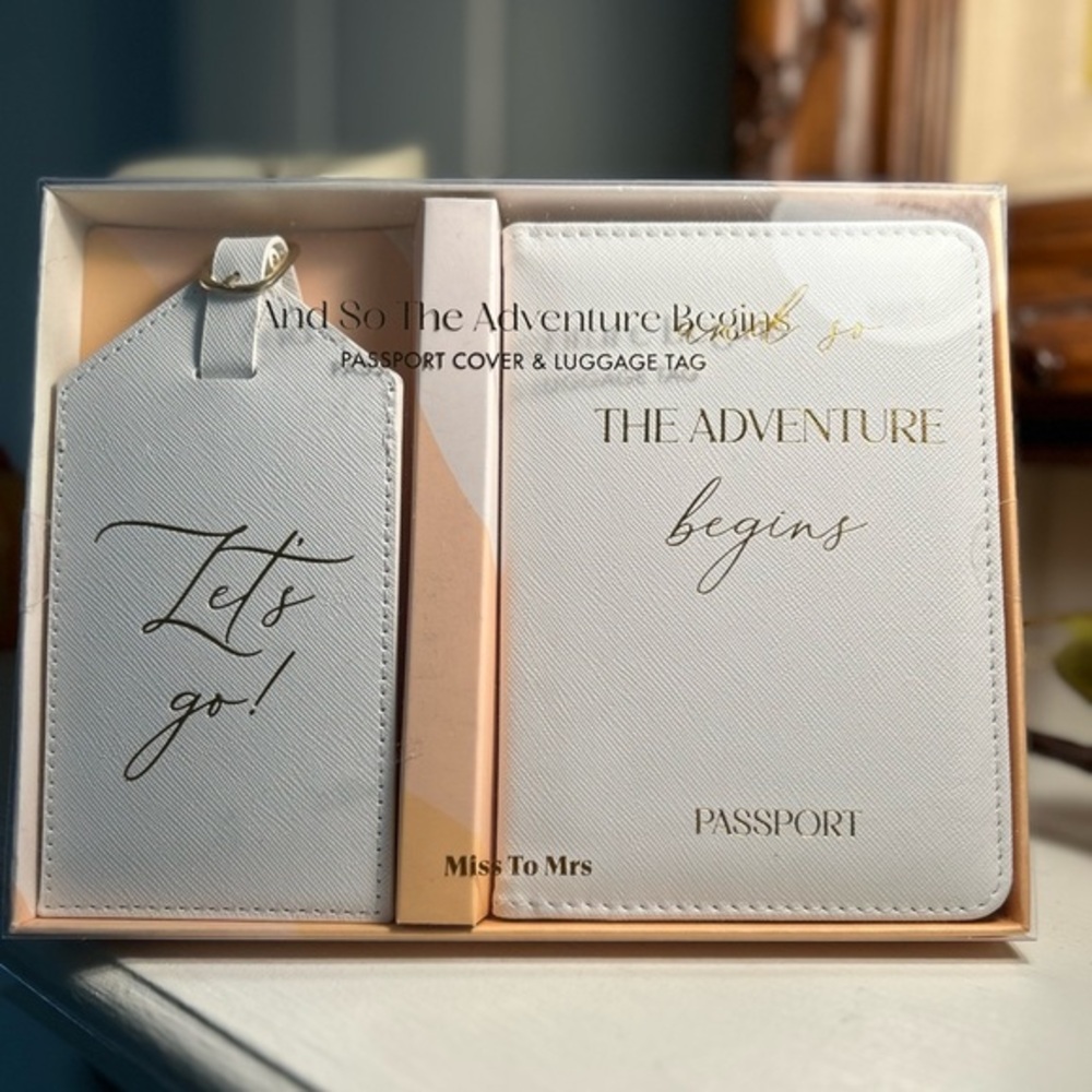Passport Cover and Luggage Tag- NEW